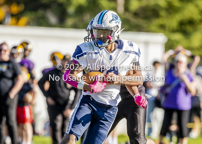 Belmont Bulldogs Football High School Football Allsportmedia Photography BC High School Football AAA Junior Varsity Varsity Goudy Field Langford