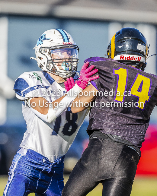 Belmont Bulldogs Football High School Football Allsportmedia Photography BC High School Football AAA Junior Varsity Varsity Goudy Field Langford