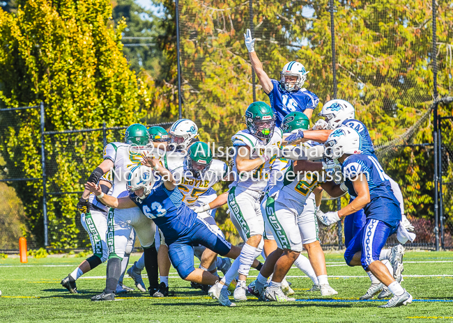 Belmont Bulldogs Football High School Football Allsportmedia Photography BC High School Football AAA Junior Varsity Varsity Goudy Field Langford