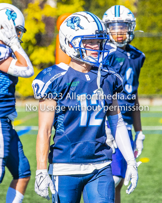 Belmont Bulldogs Football High School Football Allsportmedia Photography BC High School Football AAA Junior Varsity Varsity Goudy Field Langford