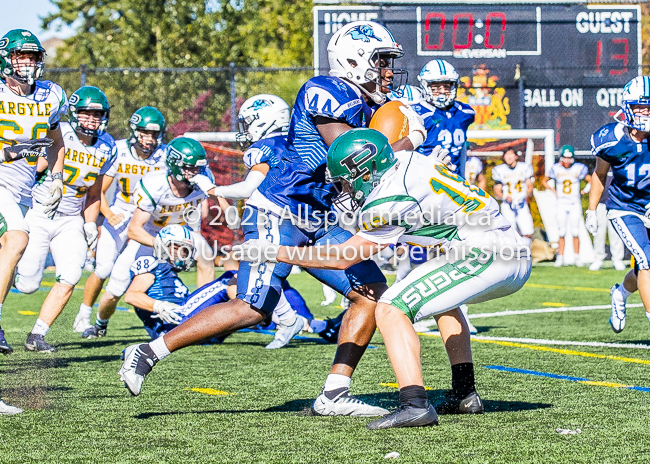 Belmont Bulldogs Football High School Football Allsportmedia Photography BC High School Football AAA Junior Varsity Varsity Goudy Field Langford