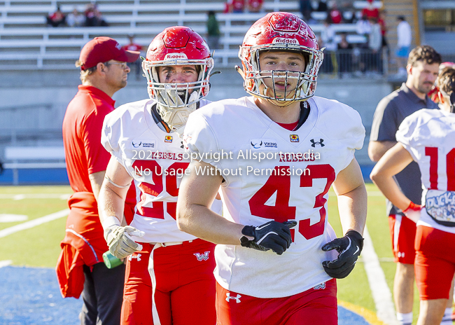 Belmont Bulldogs Football High School Football Allsportmedia Photography BC High School Football AAA Junior Varsity Varsity Goudy Field Langford;Westshore Rebels ISN Island Sports News BCFC Allsportmedia Langford Football CJFL