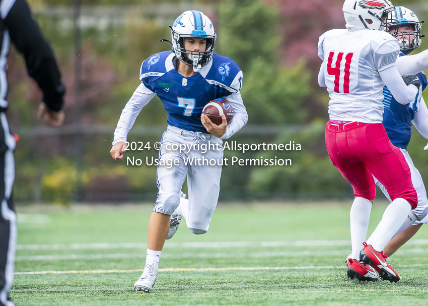 Belmont Bulldogs Football High School Football Allsportmedia Photography BC High School Football AAA Junior Varsity Varsity Goudy Field Langford