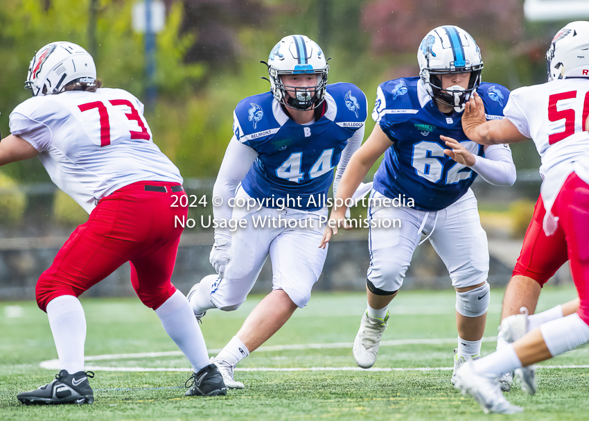 Belmont Bulldogs Football High School Football Allsportmedia Photography BC High School Football AAA Junior Varsity Varsity Goudy Field Langford