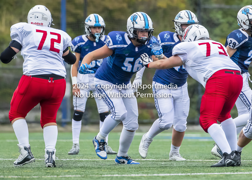 Belmont Bulldogs Football High School Football Allsportmedia Photography BC High School Football AAA Junior Varsity Varsity Goudy Field Langford