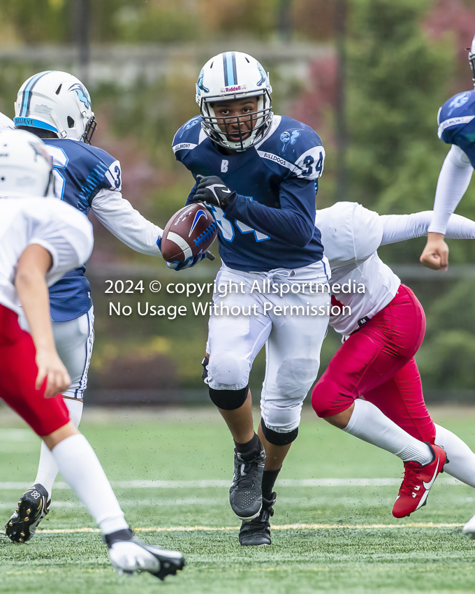 Belmont Bulldogs Football High School Football Allsportmedia Photography BC High School Football AAA Junior Varsity Varsity Goudy Field Langford