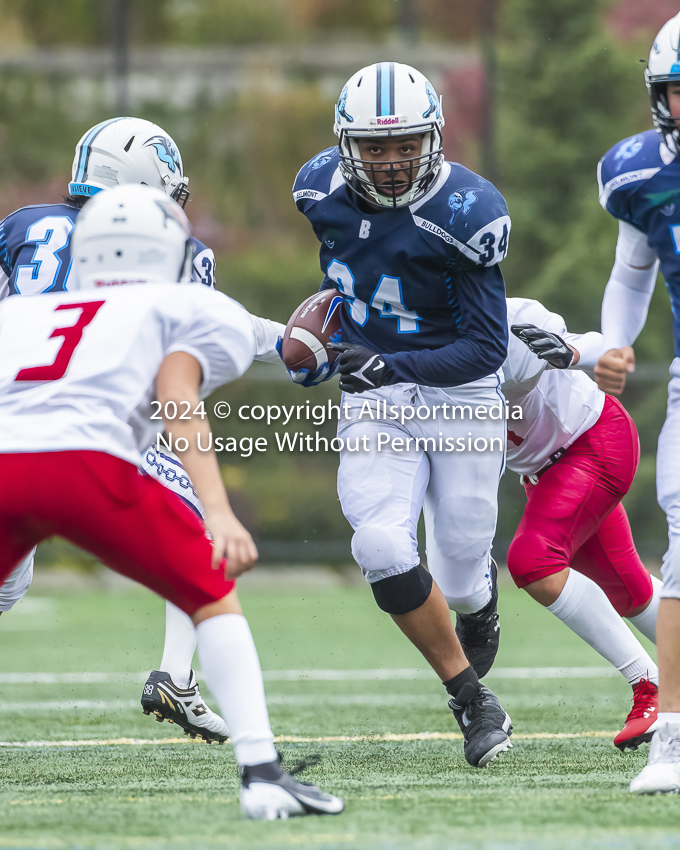 Belmont Bulldogs Football High School Football Allsportmedia Photography BC High School Football AAA Junior Varsity Varsity Goudy Field Langford