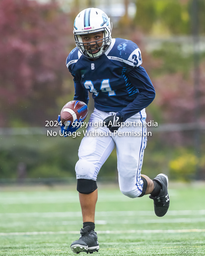 Belmont Bulldogs Football High School Football Allsportmedia Photography BC High School Football AAA Junior Varsity Varsity Goudy Field Langford