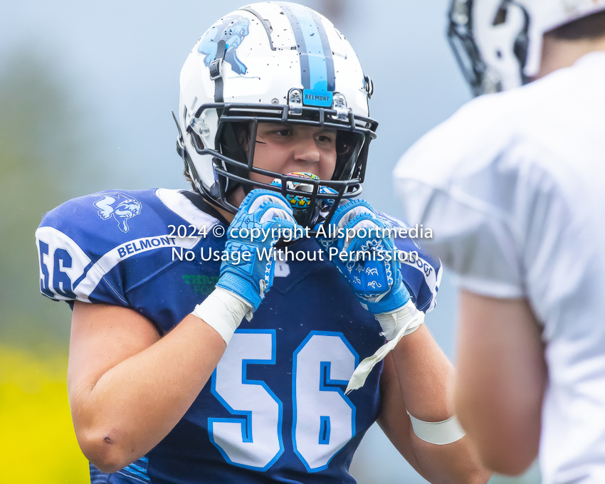 Belmont Bulldogs Football High School Football Allsportmedia Photography BC High School Football AAA Junior Varsity Varsity Goudy Field Langford