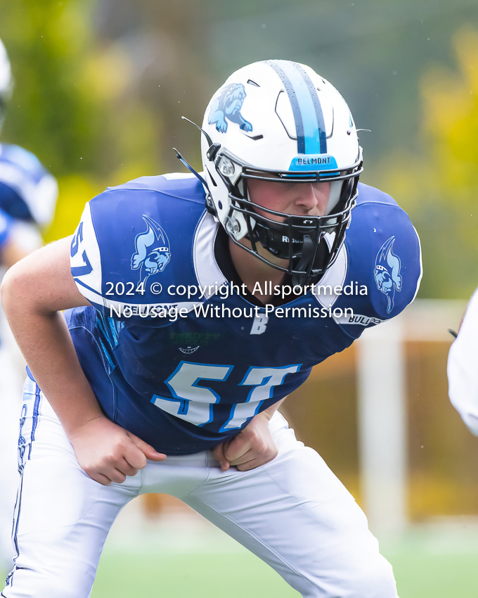 Belmont Bulldogs Football High School Football Allsportmedia Photography BC High School Football AAA Junior Varsity Varsity Goudy Field Langford