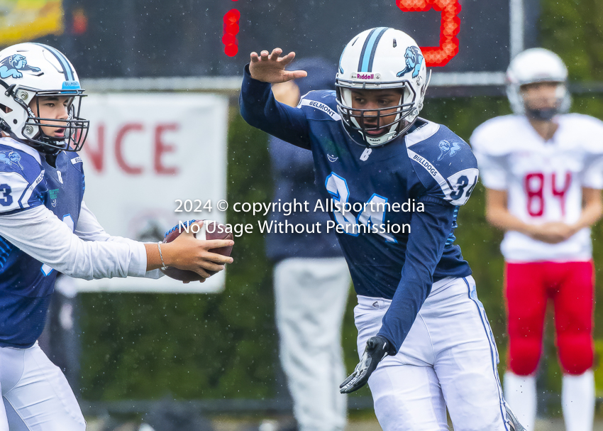 Belmont Bulldogs Football High School Football Allsportmedia Photography BC High School Football AAA Junior Varsity Varsity Goudy Field Langford