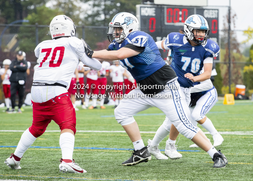 Belmont Bulldogs Football High School Football Allsportmedia Photography BC High School Football AAA Junior Varsity Varsity Goudy Field Langford