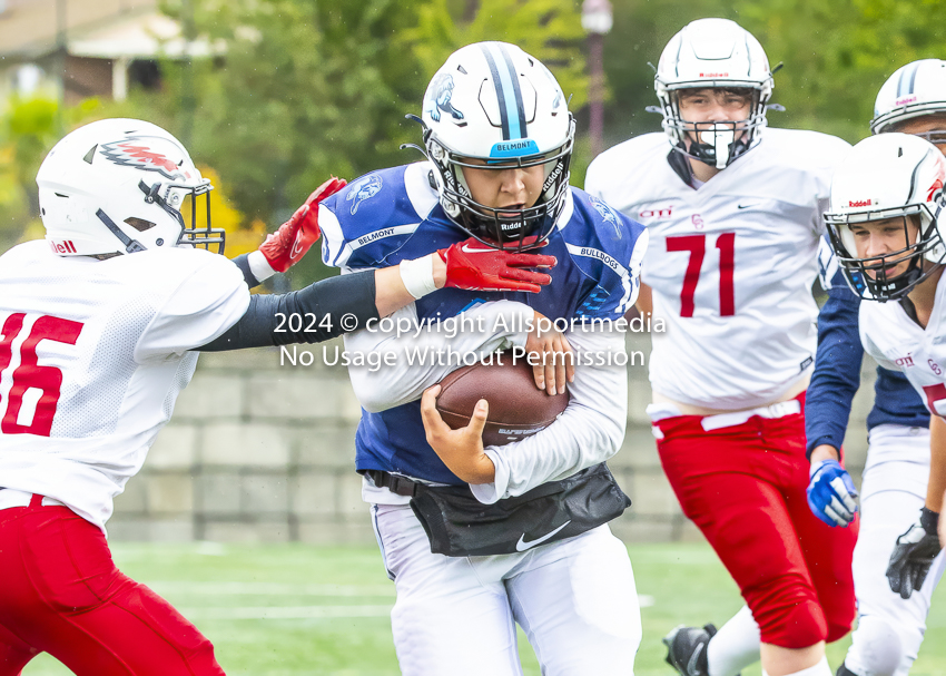 Belmont Bulldogs Football High School Football Allsportmedia Photography BC High School Football AAA Junior Varsity Varsity Goudy Field Langford