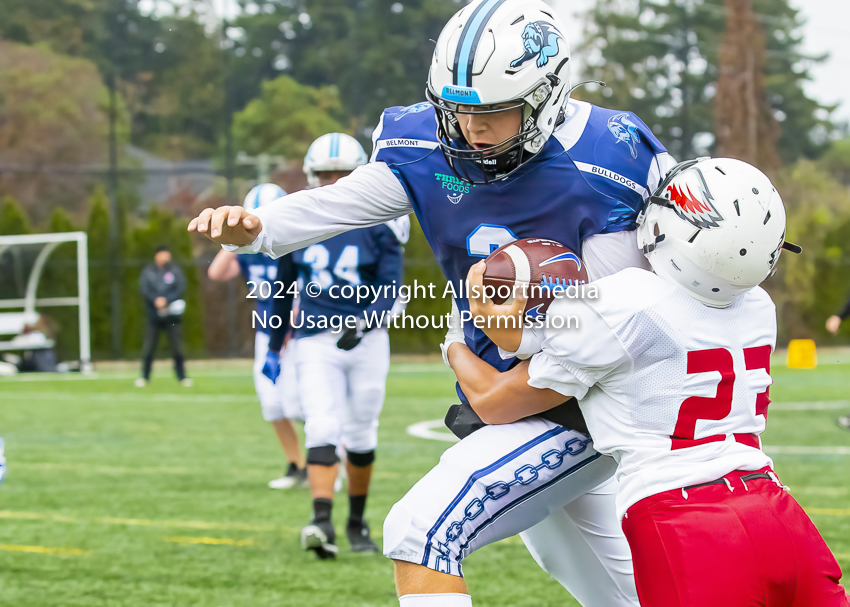 Belmont Bulldogs Football High School Football Allsportmedia Photography BC High School Football AAA Junior Varsity Varsity Goudy Field Langford