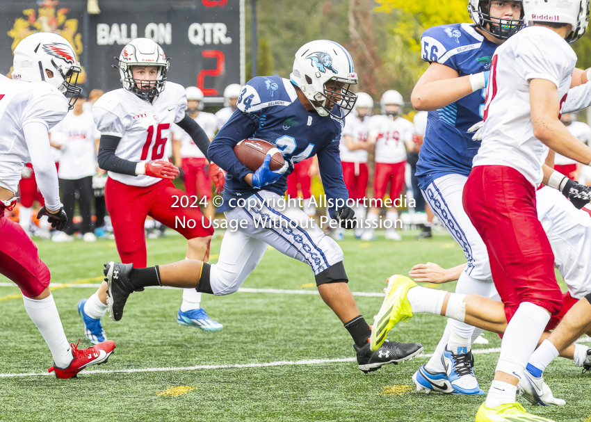 Belmont Bulldogs Football High School Football Allsportmedia Photography BC High School Football AAA Junior Varsity Varsity Goudy Field Langford