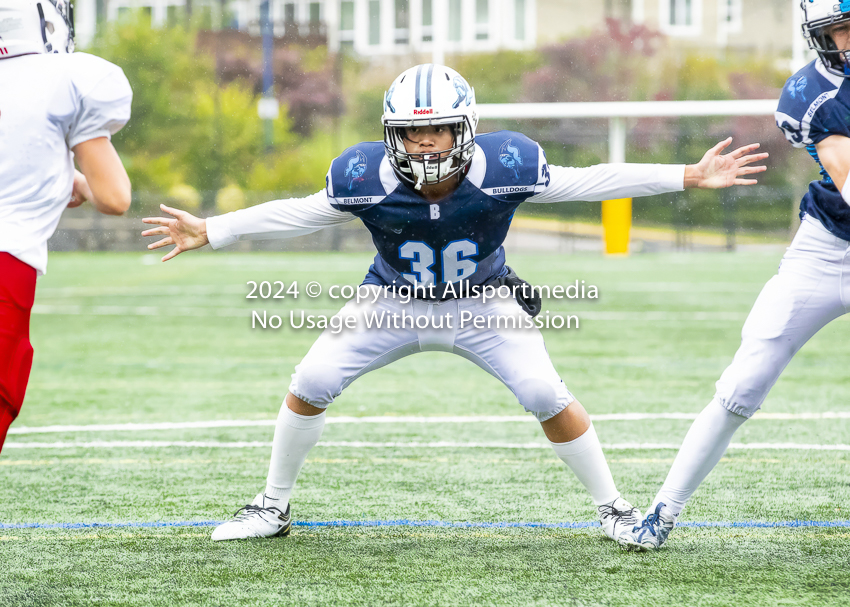 Belmont Bulldogs Football High School Football Allsportmedia Photography BC High School Football AAA Junior Varsity Varsity Goudy Field Langford