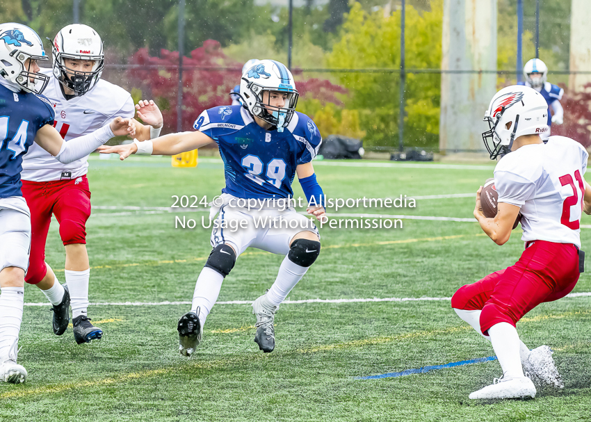 Belmont Bulldogs Football High School Football Allsportmedia Photography BC High School Football AAA Junior Varsity Varsity Goudy Field Langford