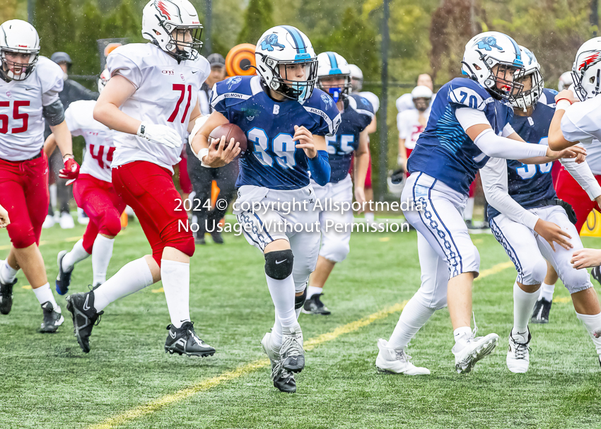 Belmont Bulldogs Football High School Football Allsportmedia Photography BC High School Football AAA Junior Varsity Varsity Goudy Field Langford