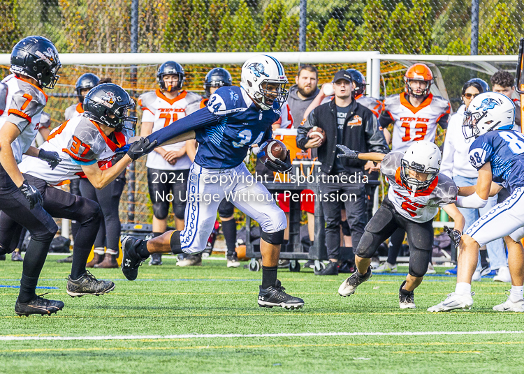 Belmont Bulldogs Football High School Football Allsportmedia Photography BC High School Football AAA Junior Varsity Varsity Goudy Field Langford;Junior Varsity Bulldogs Spectrum Thunder BCHSFB