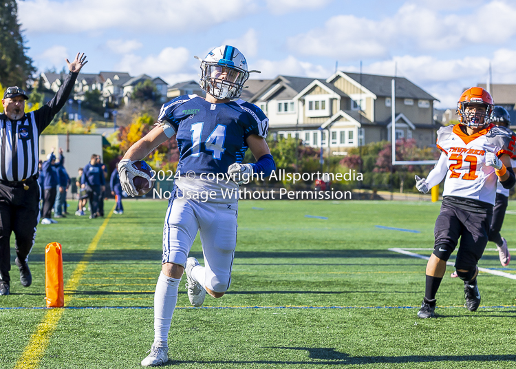 Belmont Bulldogs Football High School Football Allsportmedia Photography BC High School Football AAA Junior Varsity Varsity Goudy Field Langford;Junior Varsity Bulldogs Spectrum Thunder BCHSFB