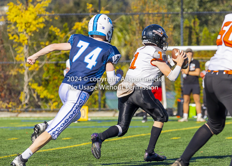 Belmont Bulldogs Football High School Football Allsportmedia Photography BC High School Football AAA Junior Varsity Varsity Goudy Field Langford;Junior Varsity Bulldogs Spectrum Thunder BCHSFB