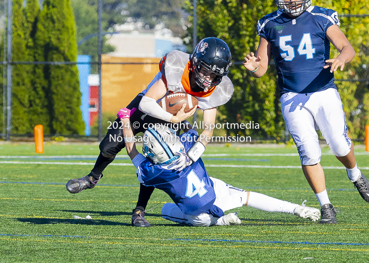 Belmont Bulldogs Football High School Football Allsportmedia Photography BC High School Football AAA Junior Varsity Varsity Goudy Field Langford;Junior Varsity Bulldogs Spectrum Thunder BCHSFB