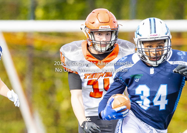 Belmont Bulldogs Football High School Football Allsportmedia Photography BC High School Football AAA Junior Varsity Varsity Goudy Field Langford;Junior Varsity Bulldogs Spectrum Thunder BCHSFB