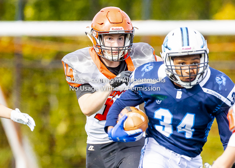 Belmont Bulldogs Football High School Football Allsportmedia Photography BC High School Football AAA Junior Varsity Varsity Goudy Field Langford;Junior Varsity Bulldogs Spectrum Thunder BCHSFB