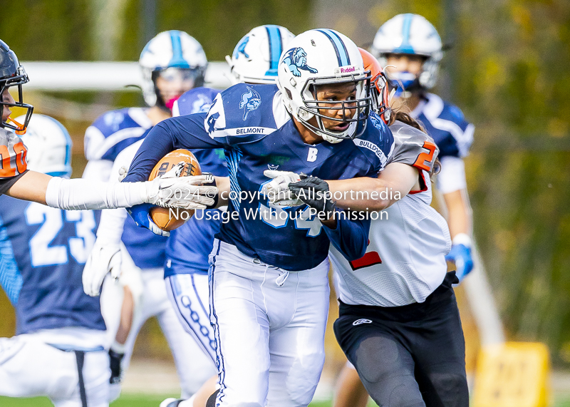 Belmont Bulldogs Football High School Football Allsportmedia Photography BC High School Football AAA Junior Varsity Varsity Goudy Field Langford