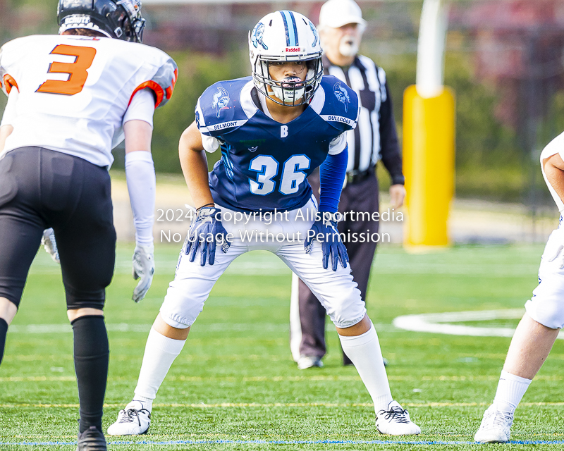 Belmont Bulldogs Football High School Football Allsportmedia Photography BC High School Football AAA Junior Varsity Varsity Goudy Field Langford