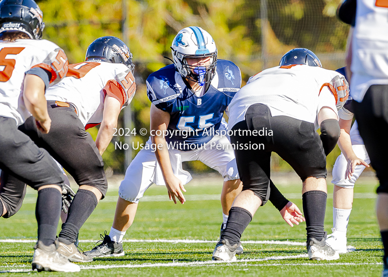 Belmont Bulldogs Football High School Football Allsportmedia Photography BC High School Football AAA Junior Varsity Varsity Goudy Field Langford