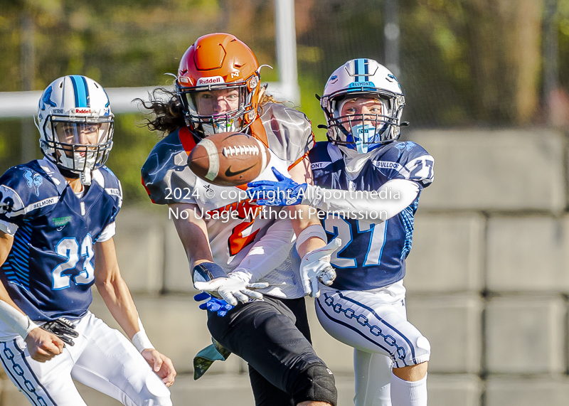 Belmont Bulldogs Football High School Football Allsportmedia Photography BC High School Football AAA Junior Varsity Varsity Goudy Field Langford